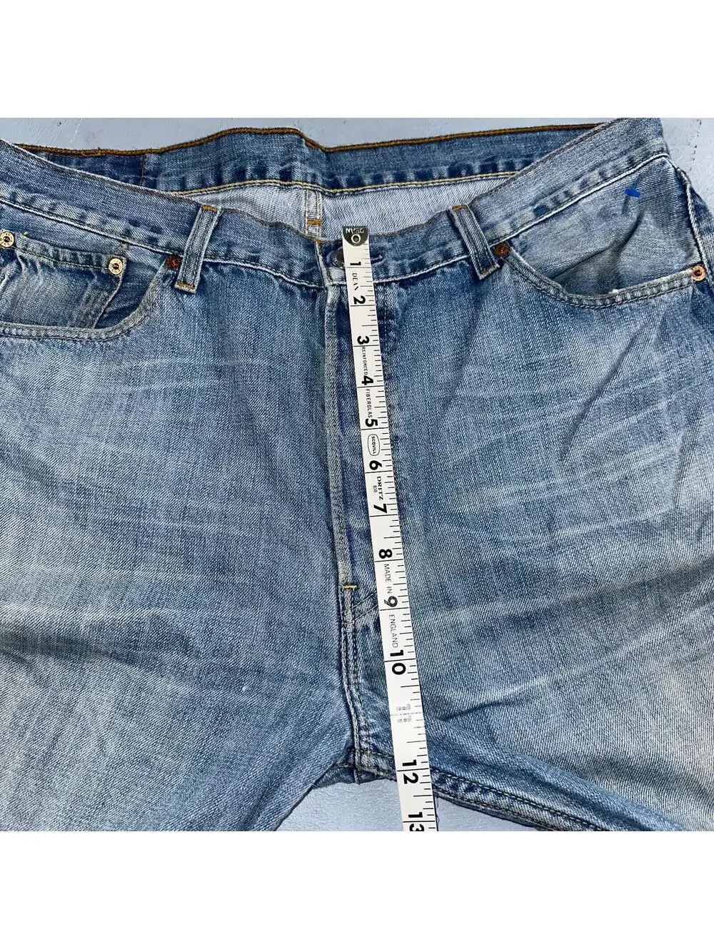 Levis 501 Vintage Y2K XX Straight Leg Jeans Blue Light Wash 36x36 Act 35x34